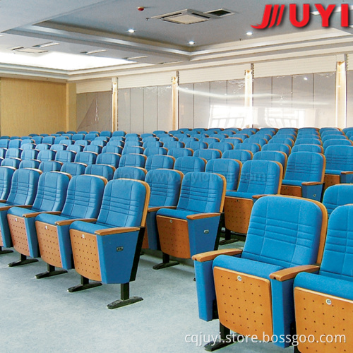 JY-603 factory price teatro silla chair seat and back plywood modern high back wing chair long back chair
